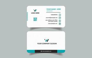 Luxury trendy business card design template vector
