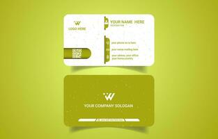 Unique elegant  modern business card design template vector