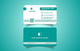 Unique professional modern business card design template vector