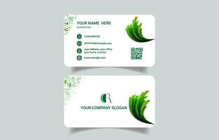 Modern creative beautiful business card design template vector