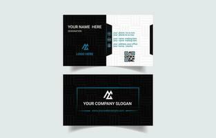 Luxury unique corporate business card design vector