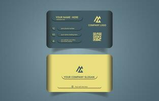 Luxury elegant  modern business card design template vector