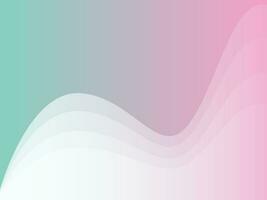 3d Abstract Wavy Gradient Background. Gradient Background vector