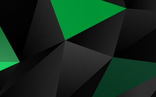 Light Green vector abstract polygonal cover.