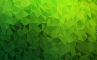 Light Green vector polygon abstract backdrop.