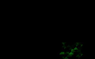 Dark Green vector pattern in polygonal style.