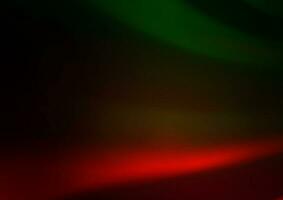 Dark Green, Red vector bokeh and colorful pattern.