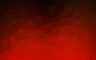 Dark Green, Red vector polygon abstract backdrop.