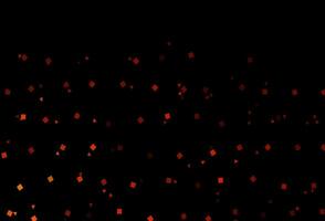 Dark Yellow, Orange vector pattern in polygonal style with circles.