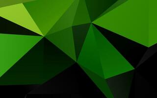 Light Green vector abstract polygonal texture.