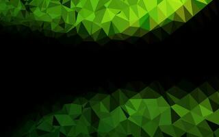 Light Green vector low poly texture.