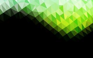 Light Green vector blurry triangle texture.