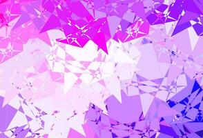 Fondo de vector violeta, rosa claro con formas aleatorias.
