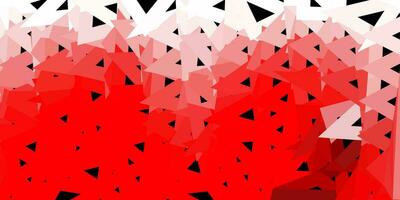 Light red vector gradient polygon texture.