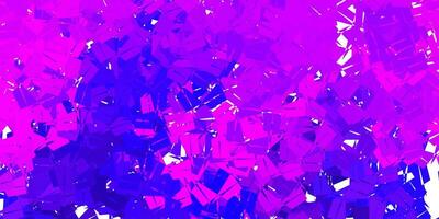 Light purple, pink vector gradient polygon design.