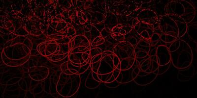 Dark red vector pattern with abstract shapes.