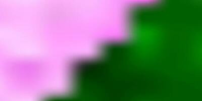 Light green vector abstract blur layout.