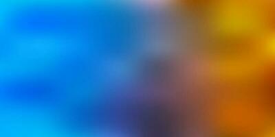 Light blue, yellow vector gradient blur pattern.