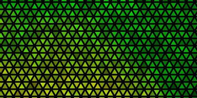 Light Green vector pattern with polygonal style.