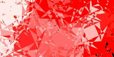 Dark Red vector template with triangle shapes.