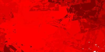 Light Red vector background with triangles.