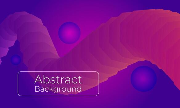 3D modern fluid curve abstract presentation background. Luxury paper cut background landing page halftone illustration vector