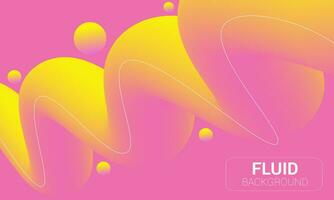 3D modern fluid curve abstract presentation background. Luxury paper cut background landing page halftone illustration vector