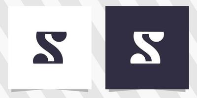 vector de diseño de logotipo letra s