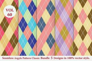 Argyle Pattern vector designs Traditional,Fabric texture background