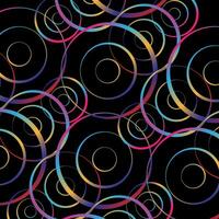 A bright abstract background with swirls lines on a dark background. Design of flyers for parties, banners for websites and presentations vector