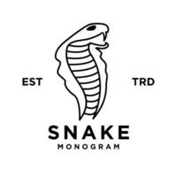 Cobra Snake logo icon design vector