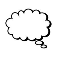 Speech  bubble  icon. Flat  design. Isolated white background vector