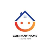 modern real estate logo design template vector