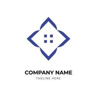 modern real estate logo design template vector