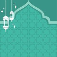 Simple Islamic Background Template vector