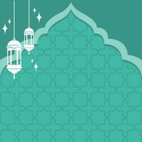 Simple Islamic Background Template vector