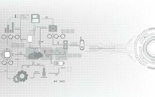 Digital communication network system computer design elements vector