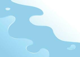 Blue pastels liquid flow fluid shapes modern concept background vector