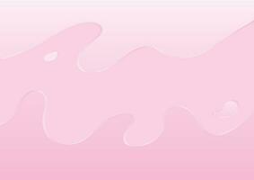 Pink pastels liquid flow fluid shapes modern concept background vector