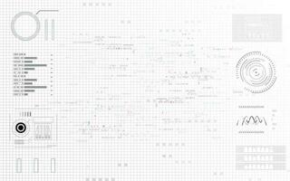 Abstract background digital structure elements technology vector
