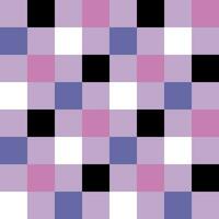 Checkered seamless pattern. Chessboard background. Purple plaid background. Checkereded background vector