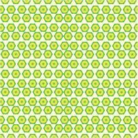 A green and yellow Decorative Tiles pattern with circles vector