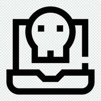 Hack icon. Internet technology concept. Icon in line style vector