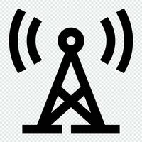 Antenna icon. Internet technology concept. Icon in line style vector