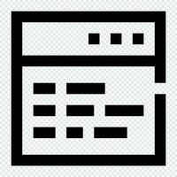 Coding icon. Internet technology concept. Icon in line style vector