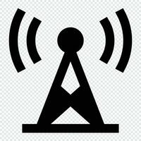 Antenna icon. Internet technology concept. Icon in line style vector