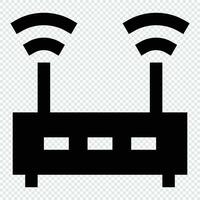 Access Point icon. Internet technology concept. Icon in line style vector