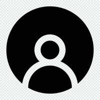 User icon. Internet technology concept. Icon in line style vector