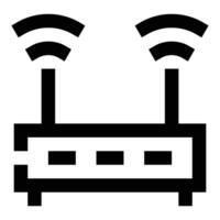 Access Point icon. Internet technology concept. Icon in line style vector