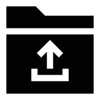Upload icon. Internet technology concept. Icon in line style vector